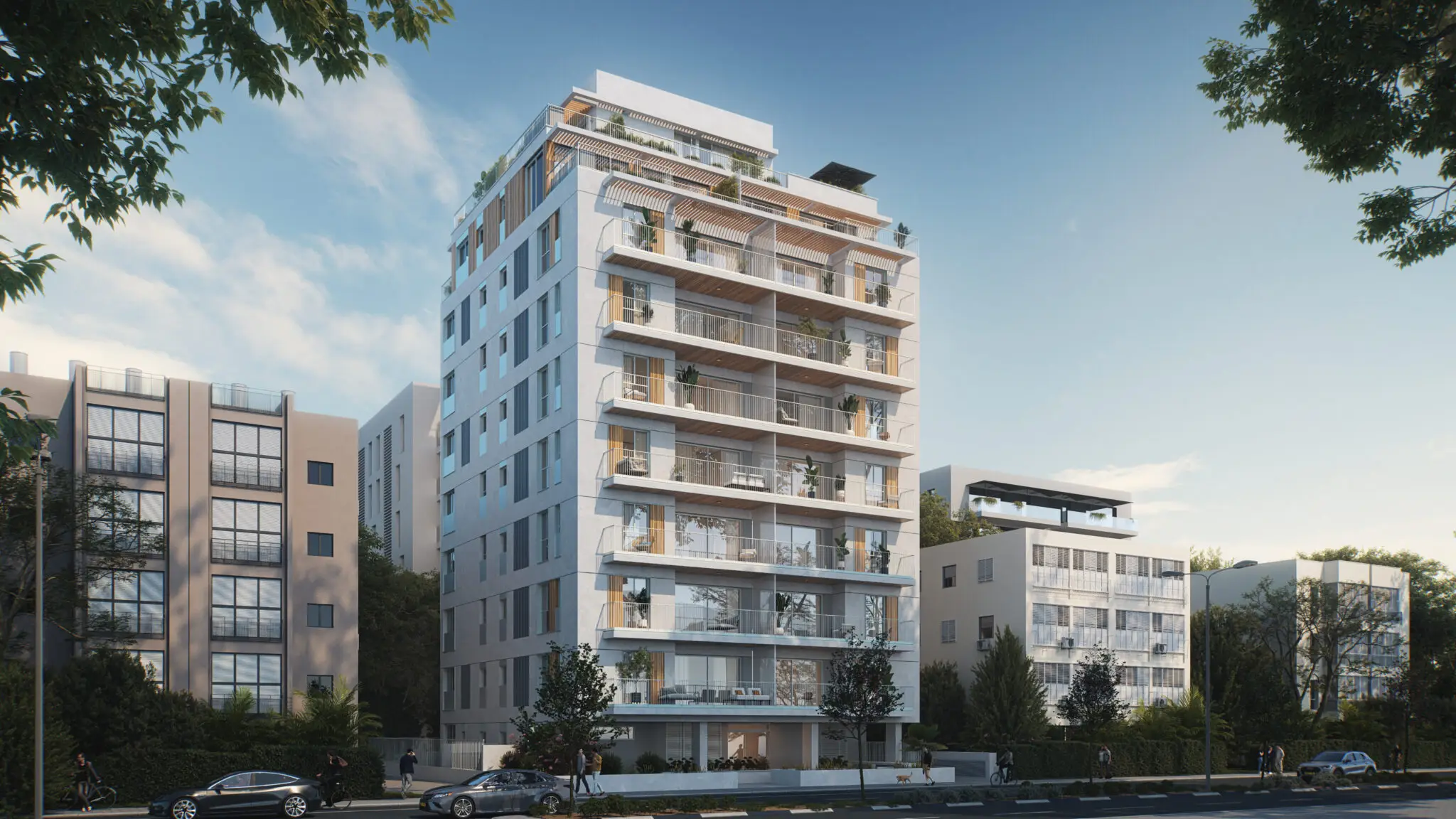 ז׳בוטינסקי 101 תל אביב הדמיית חוץ