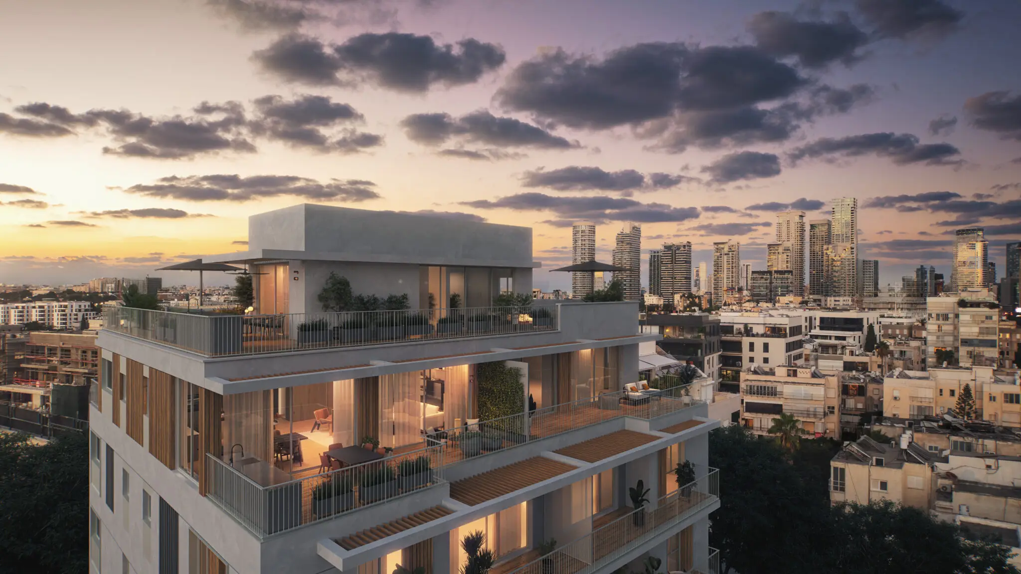 ז׳בוטינסקי 101 תל אביב הדמיית חוץ