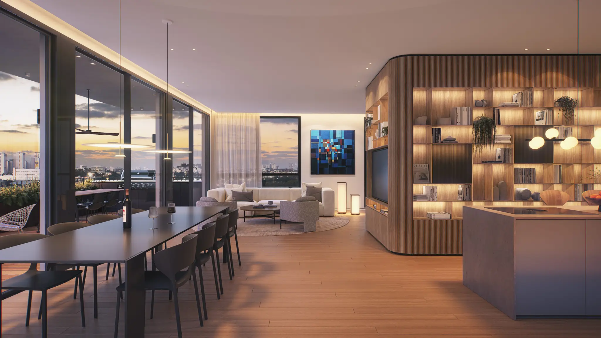 הכנסת הגדולה 22 פנטהאוז פנים